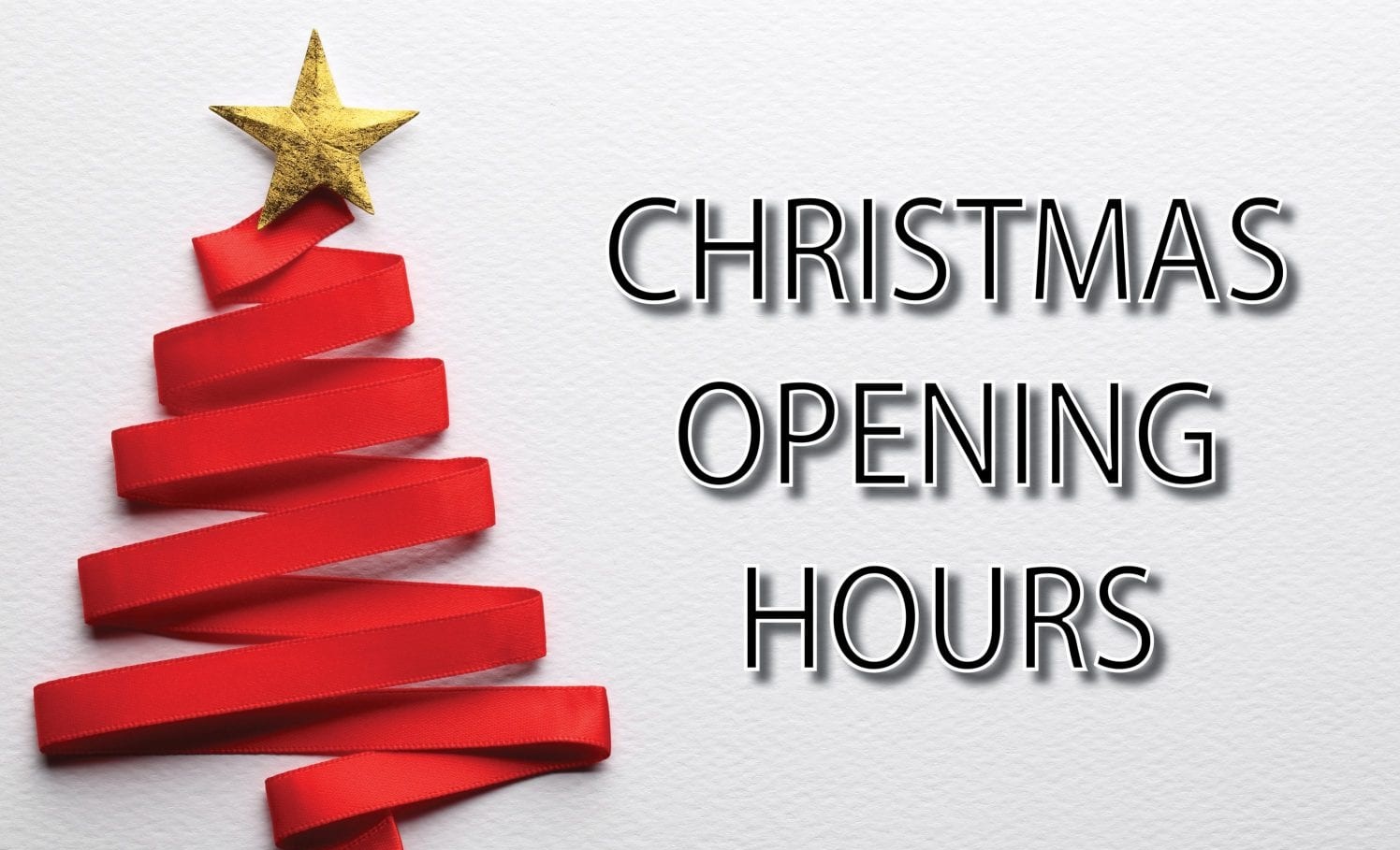 Christmas/New Year Operating Hours
